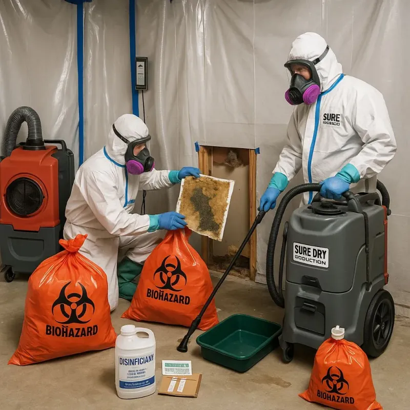 Contaminated Water Handling Protocols process in Jonesville, NC